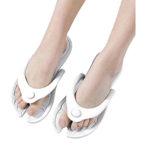 Unisex Travel Foldable Flip Flops Men Summer Portable Indoor Outdoor Shoes Non-Slip Rubber Sole Thong Sandals Beach Pool Sandals Massage Detachable Slider Shoe House Spa Yoga Open Toes Slippers — view 3