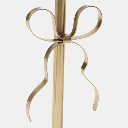 OHS Bow Rechargeable Cordless Lamp Battery Operated USB Table Lamp, Gold — view 4
