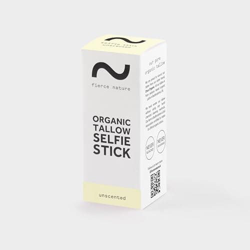 Fierce Nature Multi-Use Tallow Balm Selfie Stick for for Highlighter, Blush & Contour Stick Alternative – Nourishing, Non-Toxic, Clean Face Care & Makeup - (Natural (Unscented), 7g) — view 2