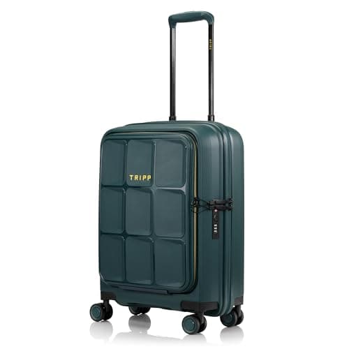 TRIPP Cruise Forest Green Front Pocket Cabin Suitcase — view 3