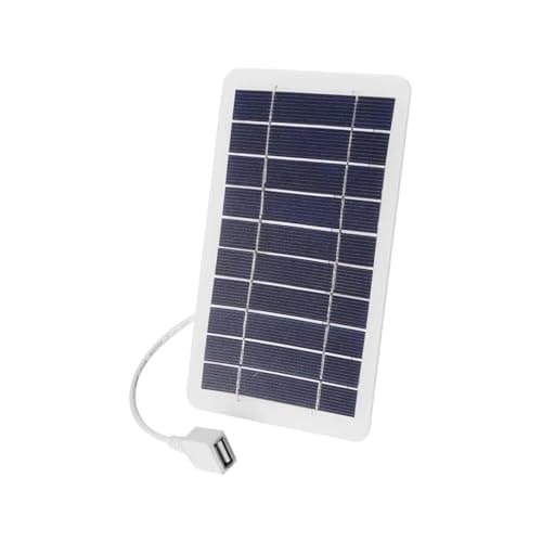 Solar USB Charger, Portable Cell Phone Charging, Small Solar Panel, for Outdoor Travel Backpacking Home Cell Phone Camping Hiking