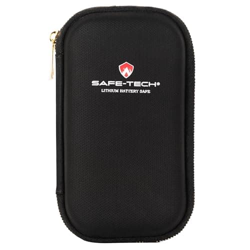 SAFE TECH UL94 Tested Fireproof Powerbank Case, Fireproof Travel Pouch