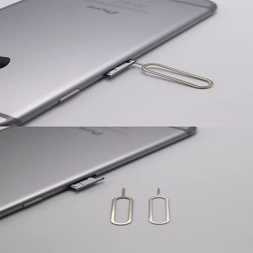 10Pcs SIM Card Removal Openning Tool, Tray Eject Pins Needle Opener, Universal Sim Ejector Tool for iPhone, HTC, Samsung Galaxy, Smartphone — view 4