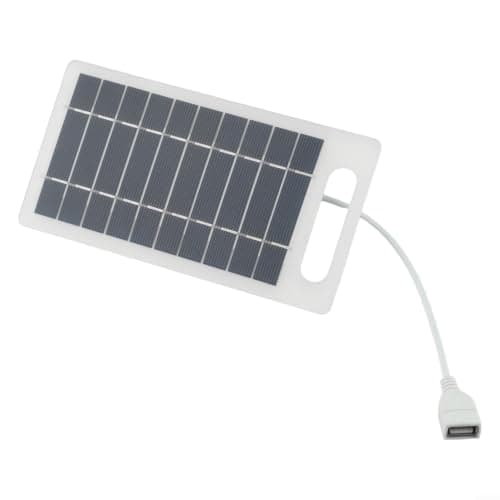 2W 5V Portable Solar Panel for Mobile Phone Camping Hiking Charging - Reliable Sun Power Converter for Low Voltage Electronics and Garden Lights in Backyard 177x94mm — view 5