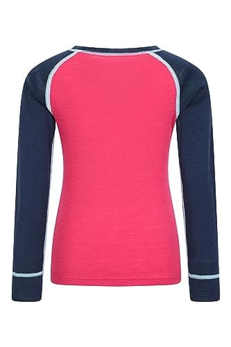 Mountain Warehouse Kids Merino II Base Layer Set Purple (11-12y — view 4