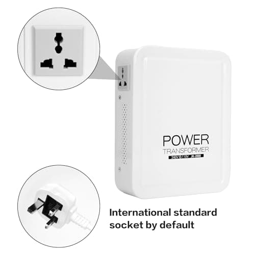 uyoyous 2000w Step Down Transformer UK to US Step Down Voltage Converter — view 5