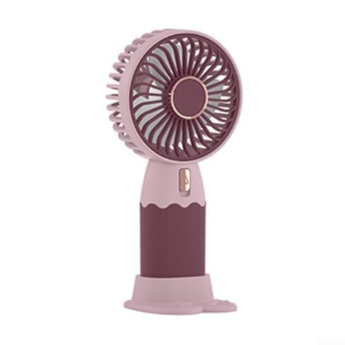 Axorafow Cartoon Handheld Fan Portable USB Rechargeable for mini Mobile Holder Silent Small Air Cooler for School Trip 16x8cm — view 2