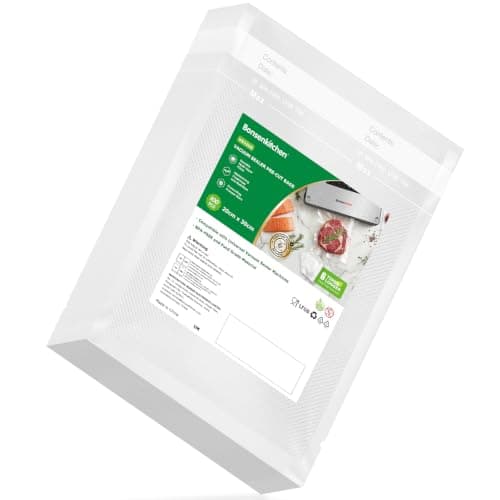 Bonsenkitchen Vacuum Food Sealer Bags, 20 x 30 cm, 100 Bags, VB3205