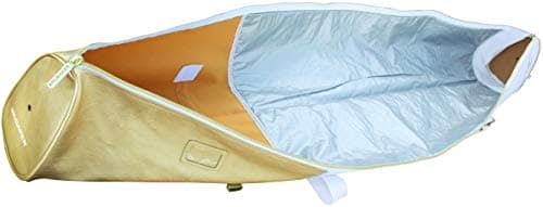 BRUBAKER Combo St. Moritz - Ski Boot Bag and Padded Ski Bag up to 66 7/8 Inches - White/Golden — view 4