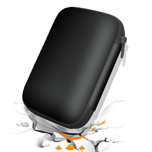 Compatible for Verizon 5G Mobile Hotspot Case, Lamshaw Durable EVA Carrying Case, Shockproof & Lightweight Protective Cover Compatible with Orbic Speed X 5G Hotspot (Black) — view 5