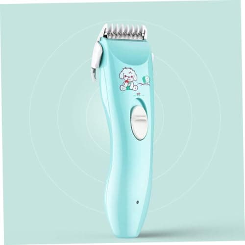Generic Rechargeable Electric Clipper for Whole Body with Washable Head Low Noise Motor Safety Design Portable Sky-Blue Trimmer for Home and Travel Use — view 4