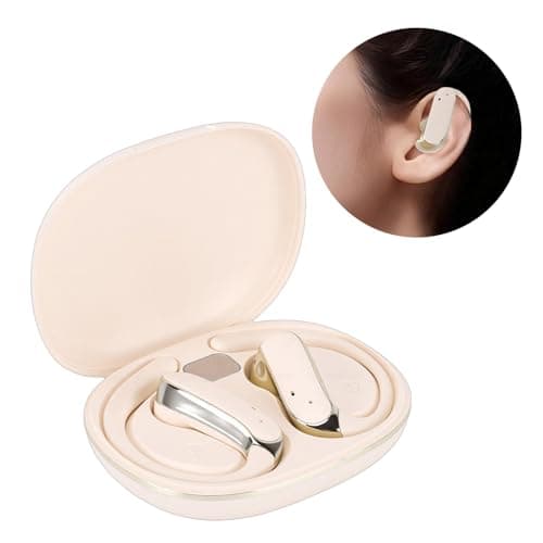 MAJONMMERD Wireless Clip On Earbuds, IP54 (Gold) — view 5