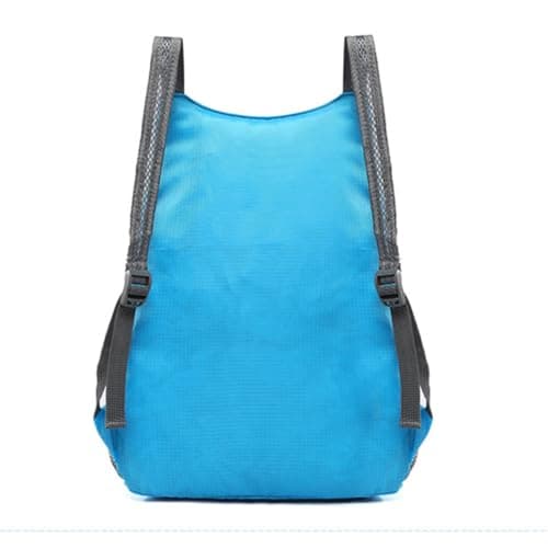 DIYEAH Travel Bag Blue Foldable Backpack Large Capacity Waterproof — view 2