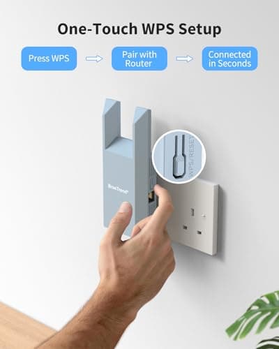 BrosTrend N300 WiFi to Ethernet Adapter, WiFi Bridge UK Plug, Easy Setup — view 6