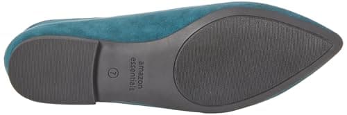 Amazon Essentials Women's Loafer Flat, Dark Turquoise Microsuede, 6 UK Wide — view 4