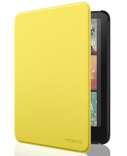 MoKo Case for 7" Kindle Paperwhite 12th Gen&Colorsoft 2024, Light Yellow