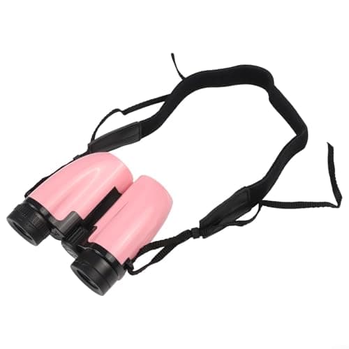 7x Binoculars for Adults and Kids, HD Compact Pocket Telescope with FMC Lenses, Lightweight Portable for Concerts Sports Stargazing Bird Watching, Wide Field of View(Pink) — view 6