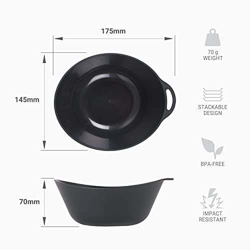 Lifeventure Ellipse Reusable 4-Piece Camping Tableware & Cutlery Set — view 4