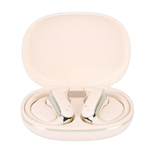 MAJONMMERD Wireless Clip On Earbuds, IP54 (Gold) — view 4