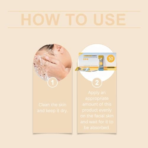 100PCS Korean Sunscreen SPF 50+ Face Moisturiser,Mini Travel Size Sunscreen for Body & Face,Ultra Light Protection Sun Cream for Fa/ce & Body with Rice Toner,Waterproof & Non-Greasy Sun Protection — view 6