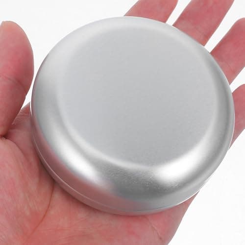 SHERCHPRY 2pcs Aluminum Travel Soap Box with Lid Leakproof Silver Holder — view 4