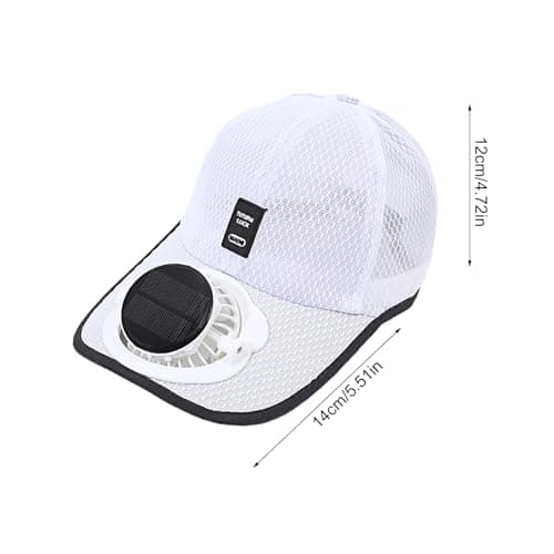 Helio Zephyr Top – Aero Chill Visor, Thermal Relief Helmet, Daylight Cooled Helmet | Appearance Of Solar Powered Air Circulation Module, Ventila Movement Structure, white — view 5