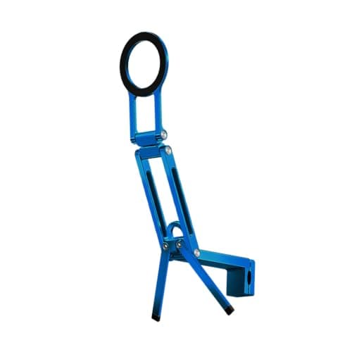 Foldable Phone Stand Tripod, Blue — view 6
