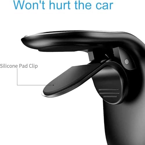 Car Phone Holder for Renault Scenic III (5-seats) 2011 2012 2013 2014 2015, Universal Accessories Magnetic Air Vent Mount with 360° Rotation and 5 Strong Magnets,Gold — view 4