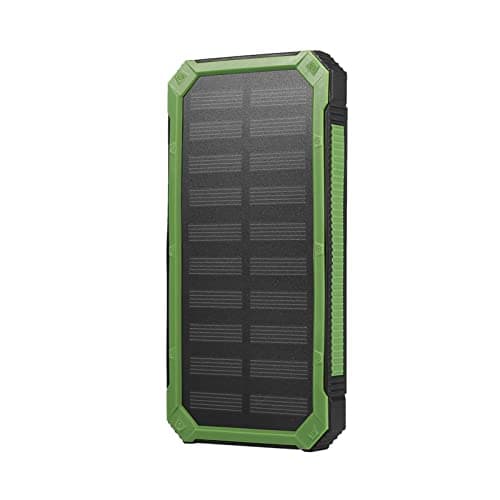 Dioche Battery Pack Power Portable Fast Charging Dual USB Power Bank Case DIY Kit Yellow - Solar Bank for Outdoor Use (Green)