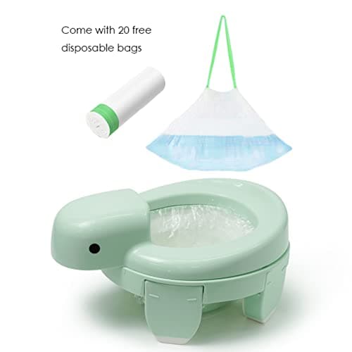 Ihaapsi 4-in-1 Foldable Toddler Travel Potty with Splash Guard — view 5