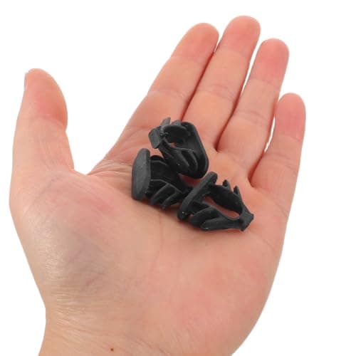 Canopy Pole Protector Plug Black 1 Inch Oval Tubes 10pcs for Plastic — view 4