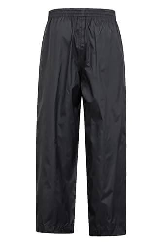 Mountain Warehouse Pakka Kids Waterproof Over Trousers Black 11-12y — view 5