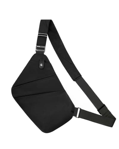 OSOCE Anti Theft Travel Bag, Mens Sling Chest Bag, Crossbody Multi Pockets Shoulder Bag Water-Resistant Bags Cover Pack Casual Cycling Hiking for Men Women