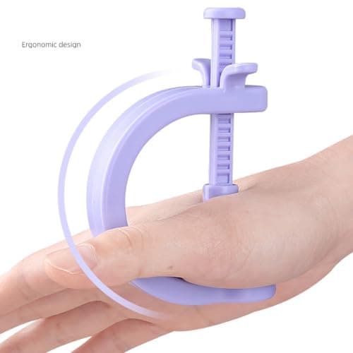 Portable Manual Massage Tool with Knob Massage for Foot, Purple — view 6