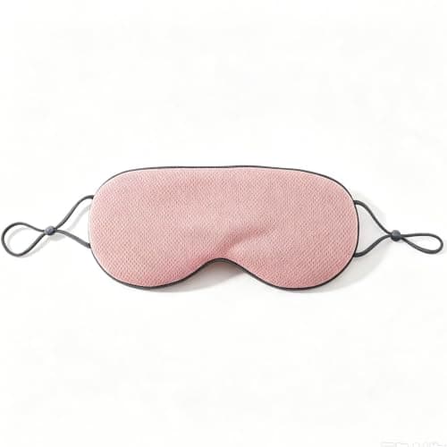 Dual-Sided Cool Warm Silk Sleep Eye Mask, Breathable Ice Silk Blackout Eye Mask for Sleeping, Light Blocking No Pressure Eyes Cover, Travel & Holiday Essentials for Night Sleep Eye Care