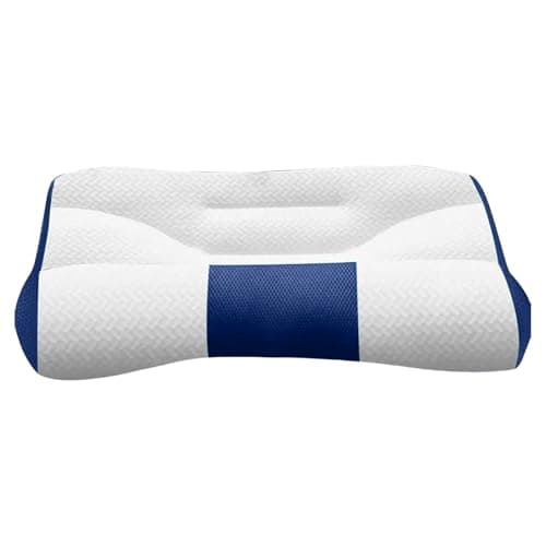 Pxcewdcx Neck Pillow for Sleeping,Cervical Cushion for Bed - Orthopedic Neck Pillow for Sleeping Night Work Back Travel Car Airplane Bedroom Home Workplace