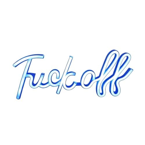 TUXCAXI Neon Sign Fuckoff For Man Cave With Battery USB,coral pink — view 3