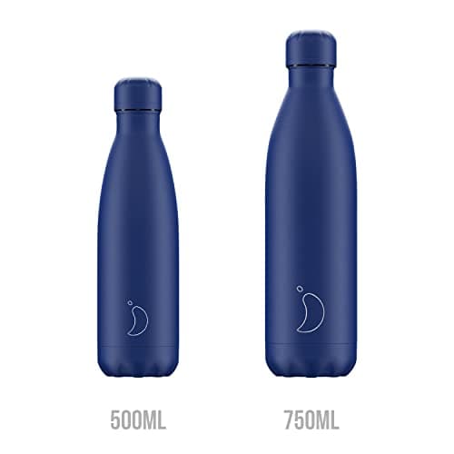 Chilly's Original Water Bottle - Matte - All Blue - 500ml — view 2