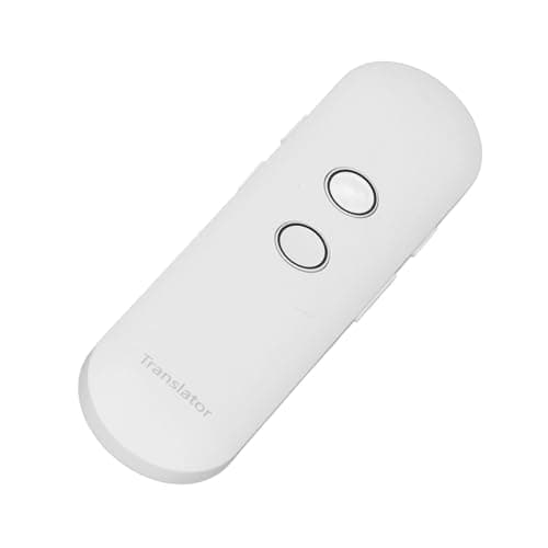 Two Way Real Time Voice Translation Voice Translation Stick, Language Translator Device Support 97 Languages Real Time Text, Photo, Voice Translation Pen for Travel (White)