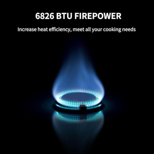 Naturehike Mini Portable Gas Camping Stove for Hiking & Travel, Compact Design, Compatible with Butane & Propane Canisters — view 4