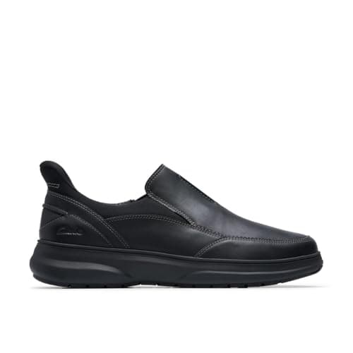 Clarks Mullan Step Mens Black Leather, 6