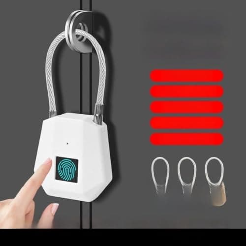 Biometric Electronic Lock Type-C Charge 90 Days Standby(Golden) — view 6
