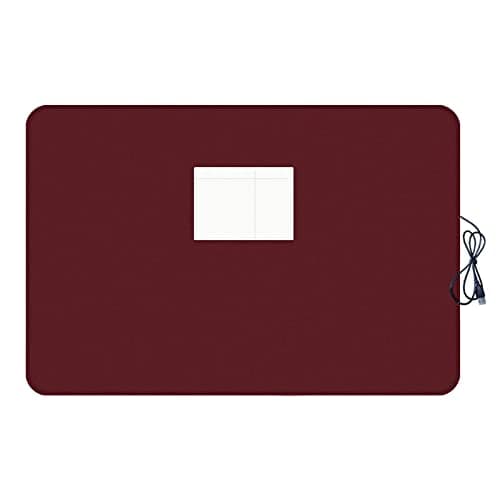 5V USB Throw for Car Classroom Knee Wrap Portable Shawl Rechargeable Warming Lap Pad Students Adults Cozy Travel Blanket Winter Thermal Outdoor Camping Accessory (A, One Size)