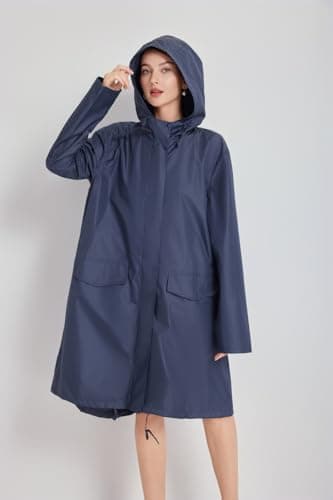 LivelyTrends Waterproof Rain Poncho with Sleeves for Men & Women – Lightweight Reusable Hooded Raincoat, Polyester Rain Jacket for Festivals, Travel, Camping, Hiking & Outdoor Activities — view 4