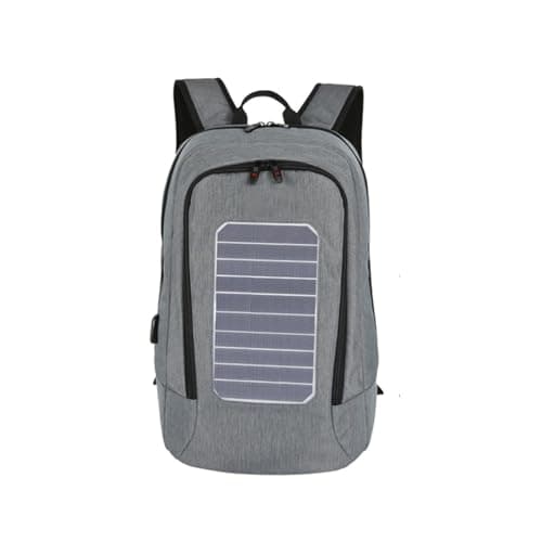 Zanthicia Backpack Solar Powered Climbing Outdoor School Shoulder Bag Waterproof 36-55L Large Capacity Zipper Closure Portable Rucksack