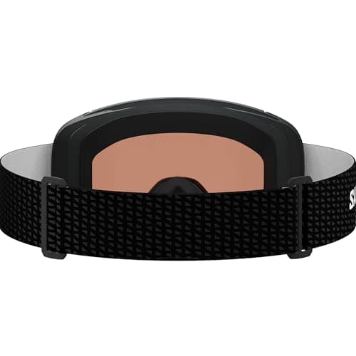 Salomon LUMI Goggles, Unisex Anti-Fog Ski Goggles for Trail Running and Mountain Adventures, Black/Mid Red — view 4