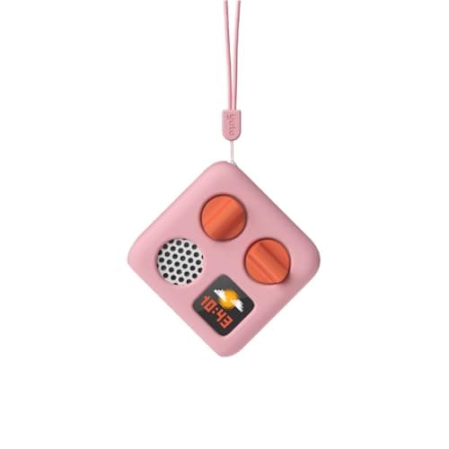 YOTO Mini (2024 Edition) + Adventure Jacket in Think Pink Bundle - All-in-1 Travel Device for Stories Music Podcast Radio White Noise Ok-to-wake Alarm Clock, Use as Speaker or with Headphones — view 4