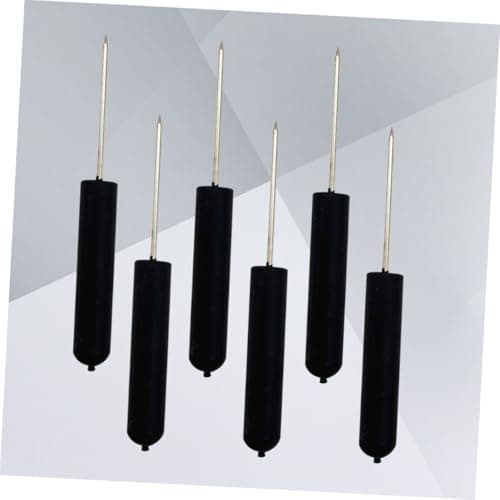 Black Plastic Push Pins 6 Pcs Cylinder Head for Travel Maps — view 6