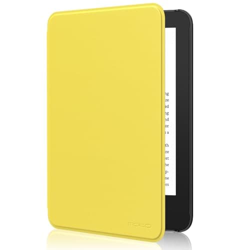 MoKo Case for 6" Amazon Kindle Basic 11th Gen 2024/2022, Light Yellow