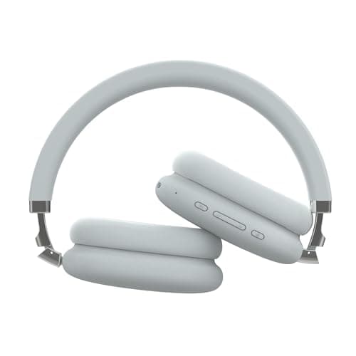 groov e Fusion Wireless Headphones - Active Noise Cancelling Headphones with 32Hrs of Audio Playback - Bluetooth & 3.5mm Audio Jack - White — view 4